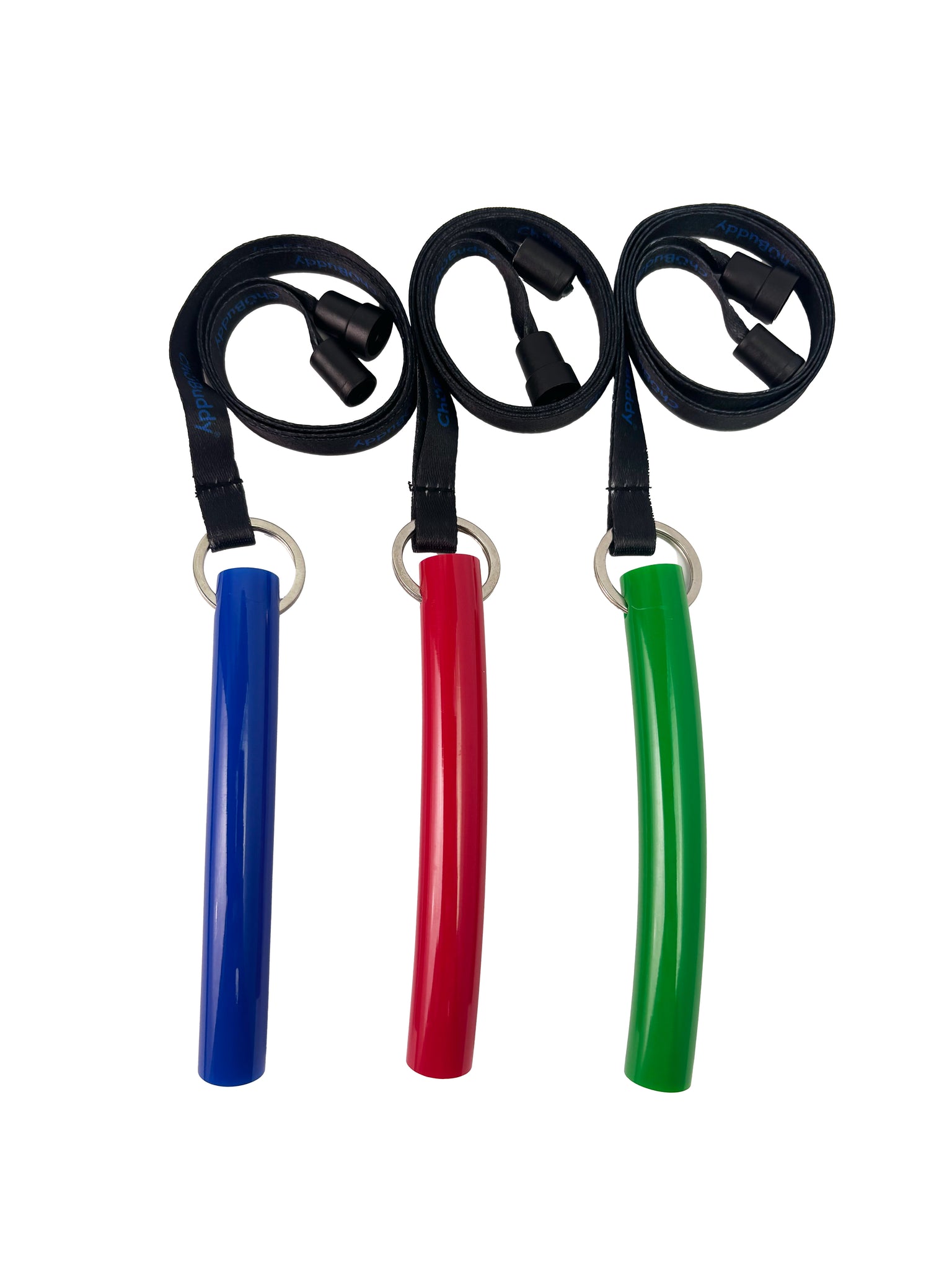 BIG Strong Tube 3 Pack Clip-On or Neck Lanyard