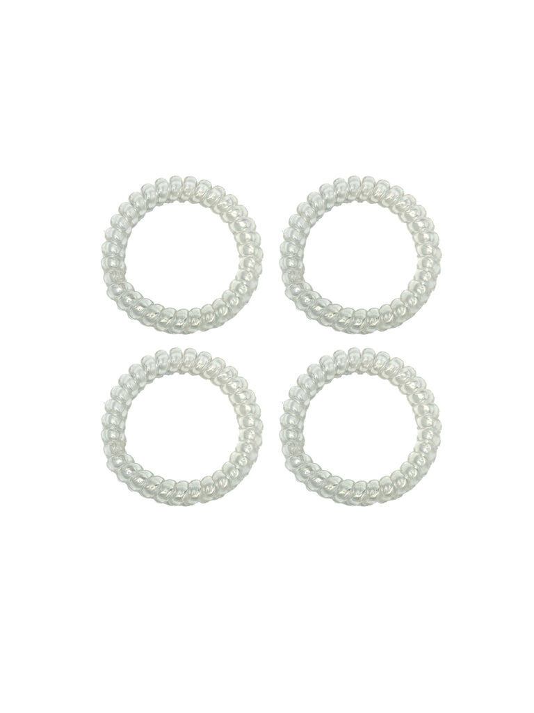 Spiralz Chewable Fidget Bracelets 4 Pack- Clear