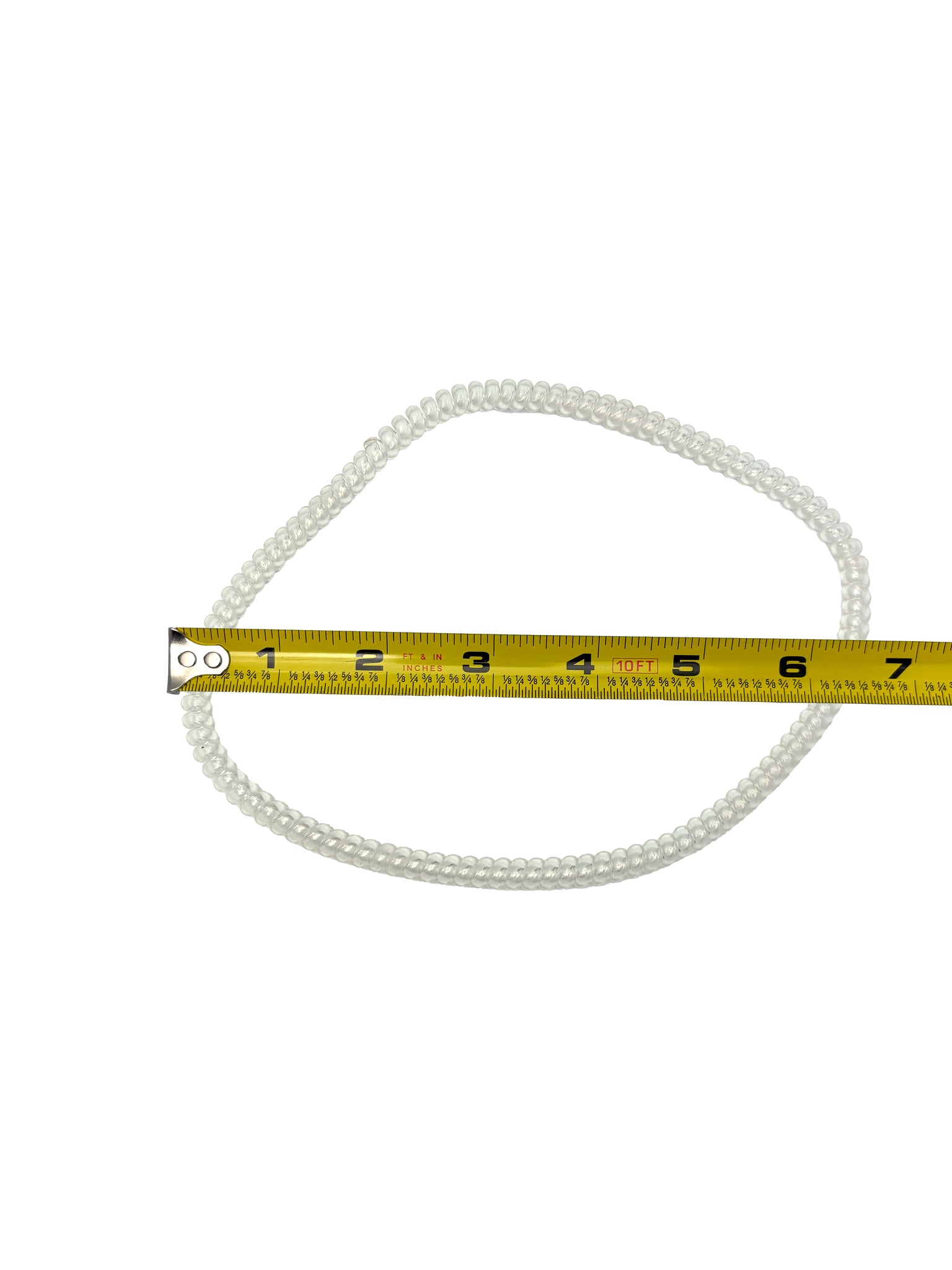 Spiralz Chewable Fidget Necklaces 4 Pack- Ice Clear