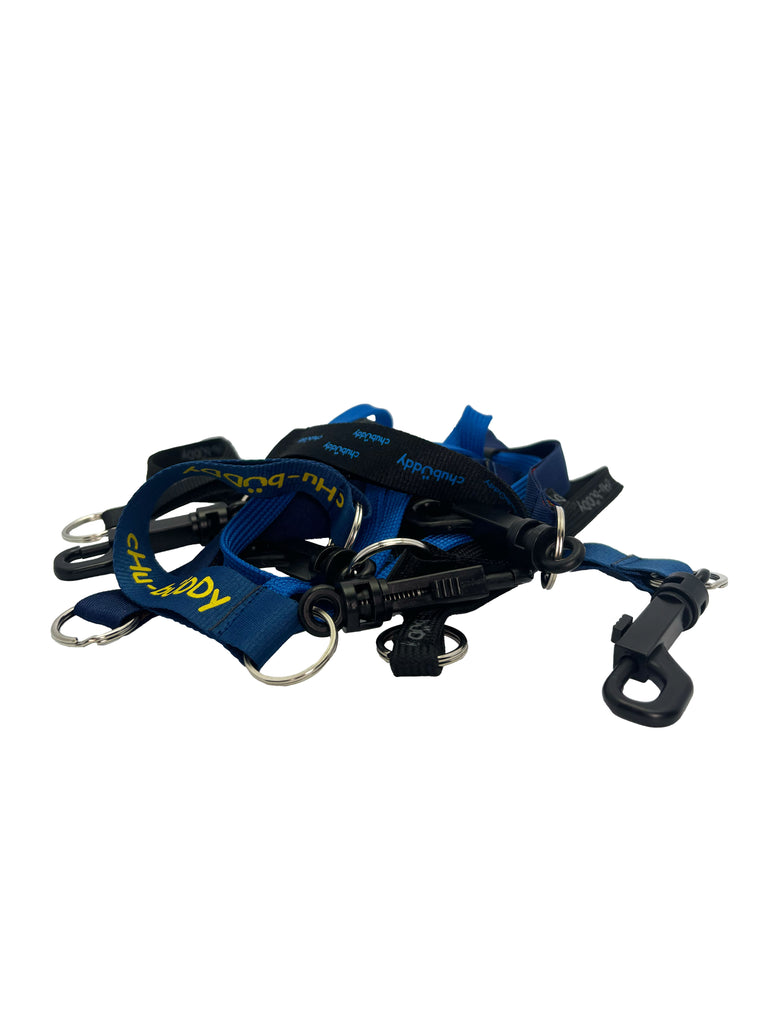 Factory Seconds Chew Holder Clip on- Random Colors, Shoulder or Neck Lanyard