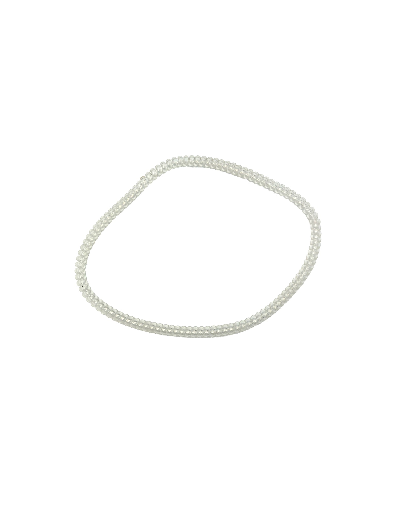 Spiralz Chewable Fidget Necklaces 4 Pack- Ice Clear