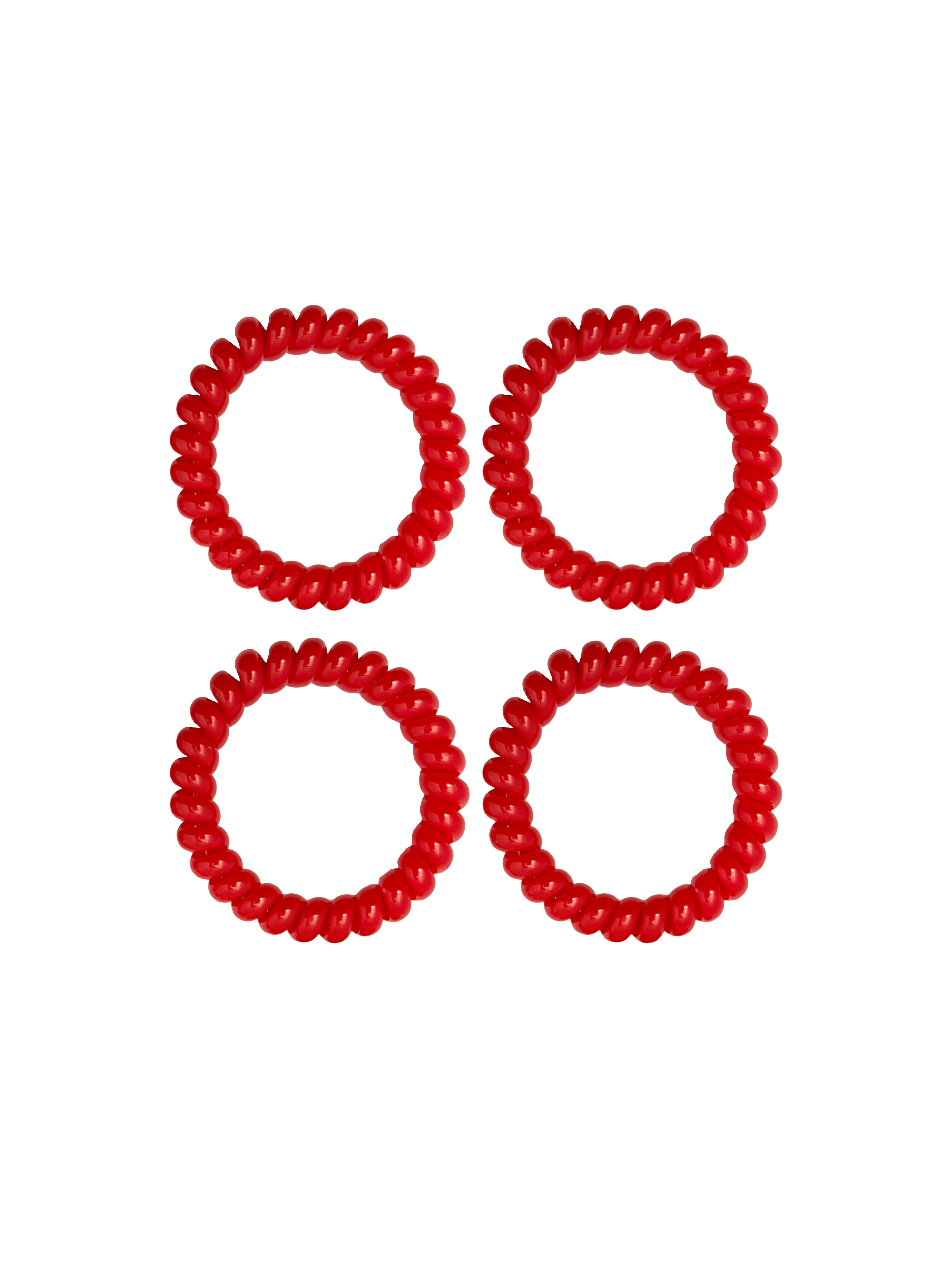 Spiralz Chewable Fidget Bracelets 4 Pack- Red – ChuBuddy, LLC