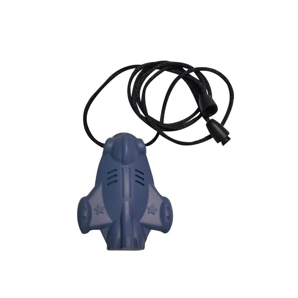 SpaceJet Chew Pendant- Airforce Gray