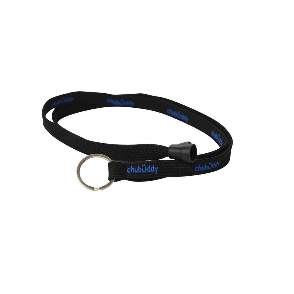 Neck Lanyard Chew Holder Black with Blue Chew Stixx* *Reg Mark Sensory University Combo Lanyard And Chewy Chubuddy 