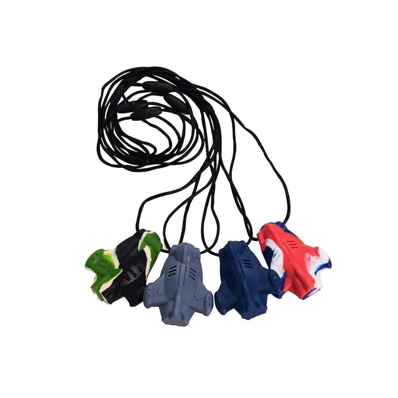 SpaceJet Chew Pendant- Navy Blue