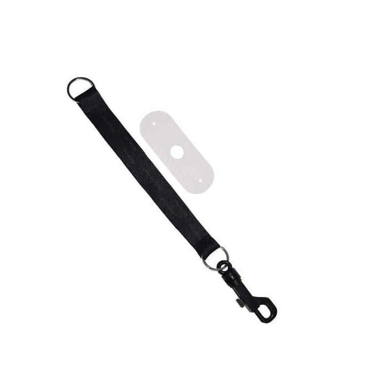 Chew Holder- Black Tether And Natural Strap chewy holder & strap Chubuddy 